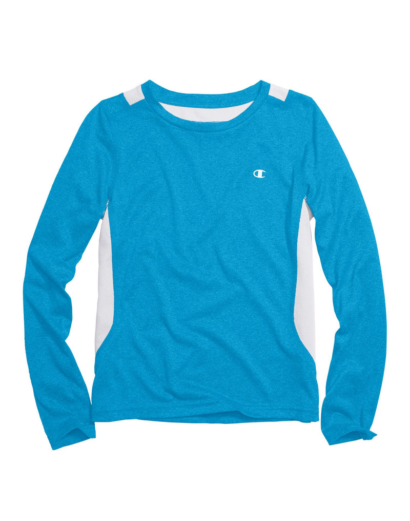 Champion Girls` Long Sleeve Performance Tee