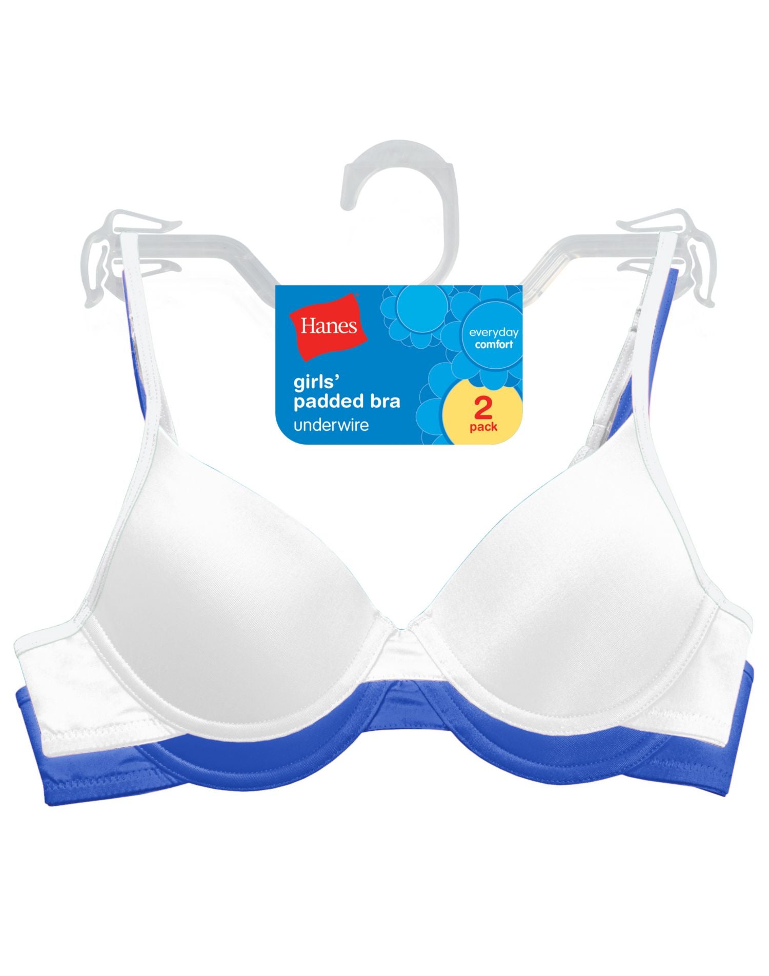 Hanes Cnslng Ptl Uwire Bra Wmns Hns G511-1Pcs/WHITE/36C : Buy Online at  Best Price in KSA - Souq is now : Fashion
