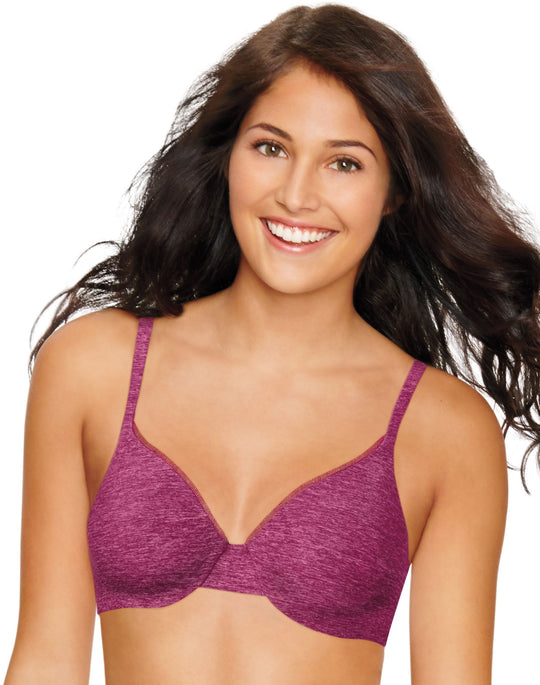 Hanes Ultimate Comfortblend T-shirt Wirefree Bra 34d Oatmeal