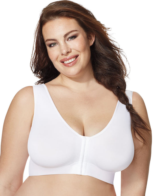 Just My Size Pure Comfort® Women`s Front-Close Wirefree Bra