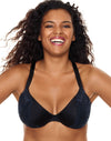 Just My Size Embellished Plunge Foam UW Bra MJ1204 