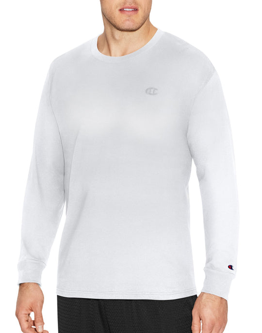 Champion Mens Classic Jersey Long Sleeve Tee