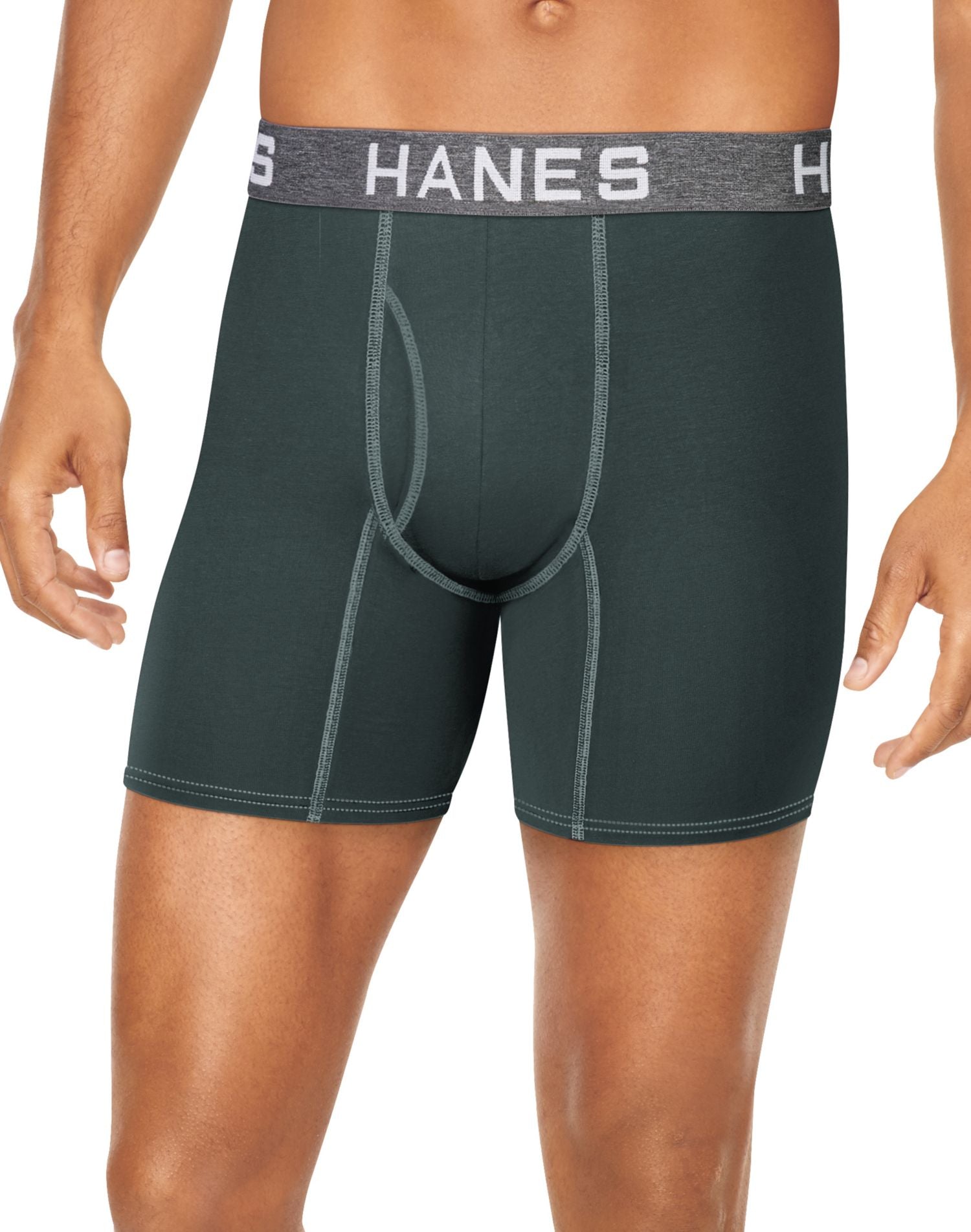 Men's Assorted Comfort Flex Fit Tagless Trunks - 3 Pk