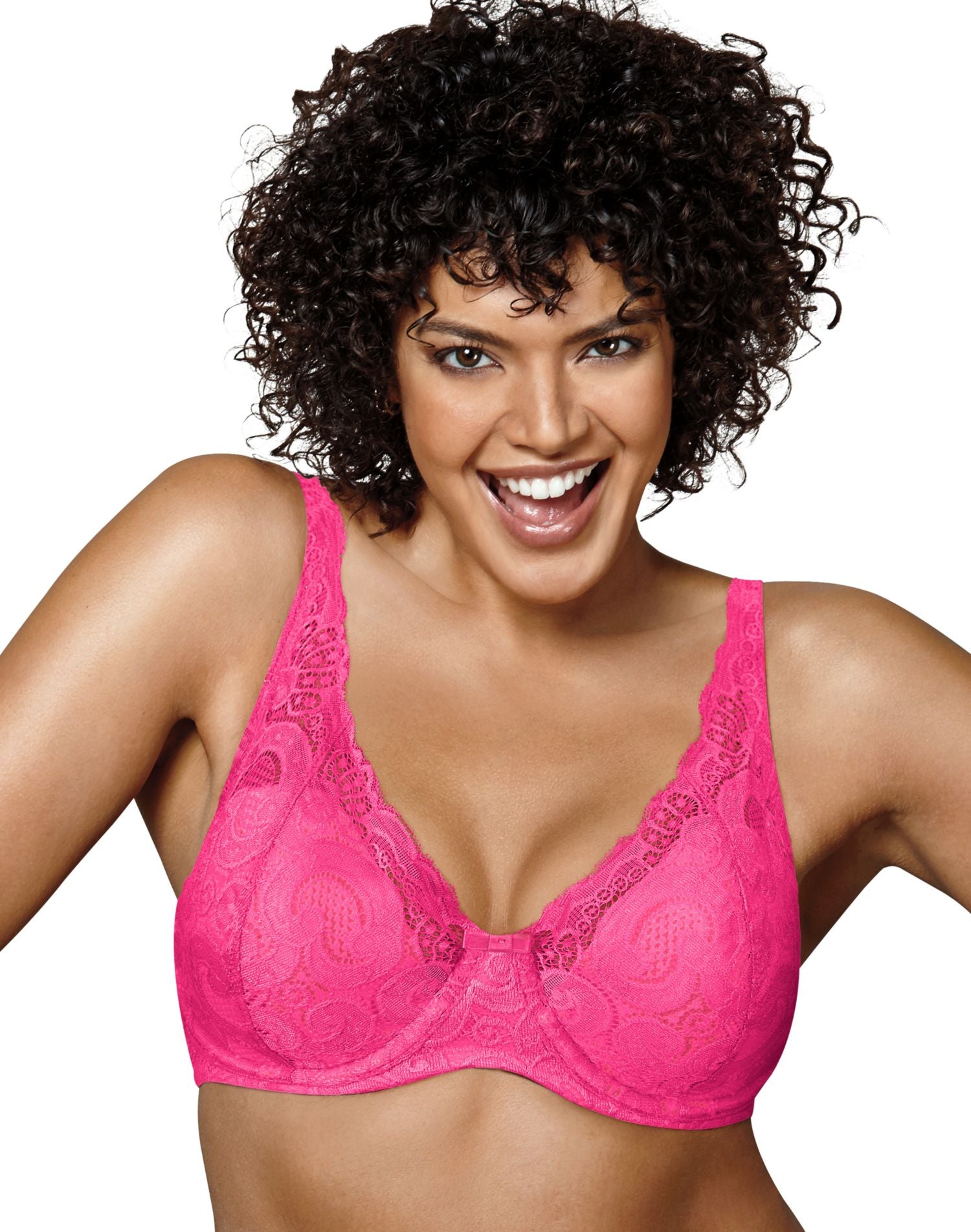 US4514 - Playtex Womens Love My Curves Beautiful Lift Lightly Lined  Underwire Bra