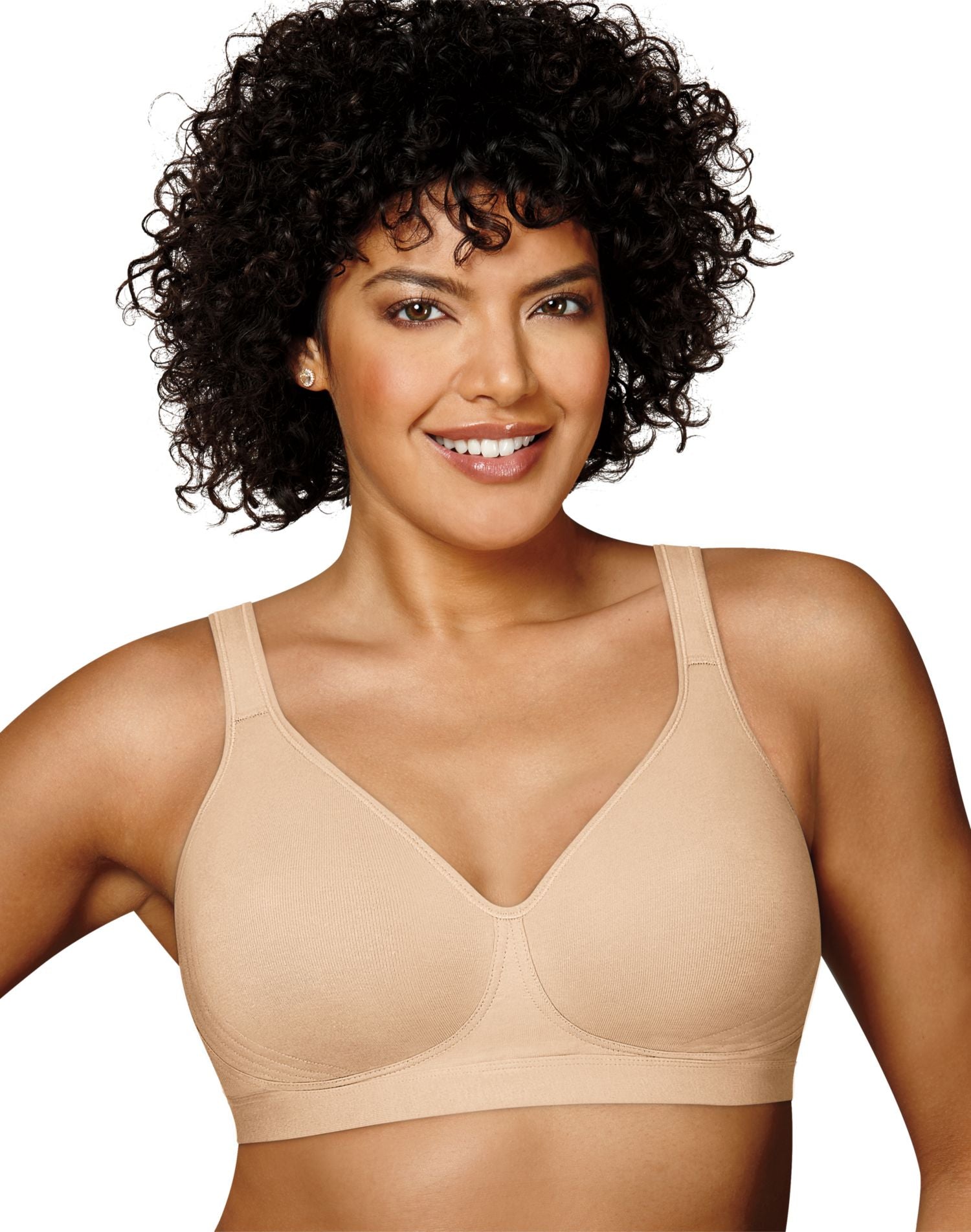 Nude 18 Hour Ultimate Lift & Support Wirefree Bra - Size 44C 