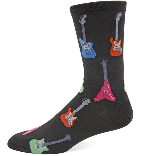 Hot Sox Mens Basics Collection Electric Guitars Sock