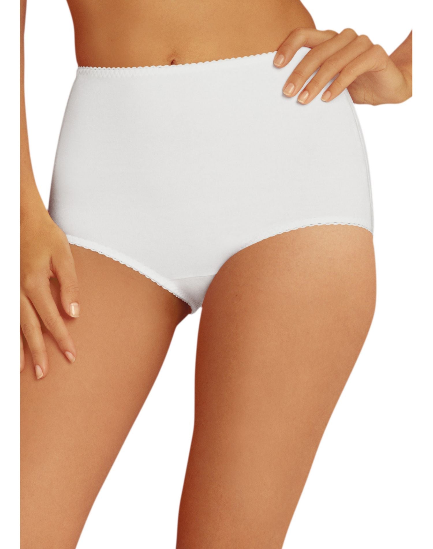 Hanes No-Show Women's Smoothing Brief Underwear, 2-Pack Light