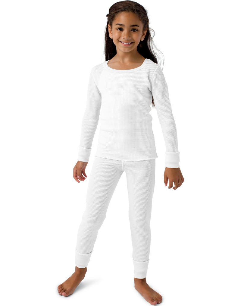 Hanes Girls' Thermal Underwear Set