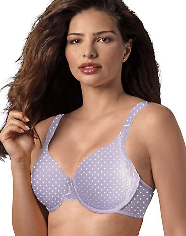 Bali Women's One Smooth U Underwire Bra with Lace Side Support