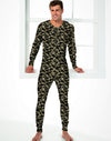 Hanes Men's Camo Thermal Union Suit