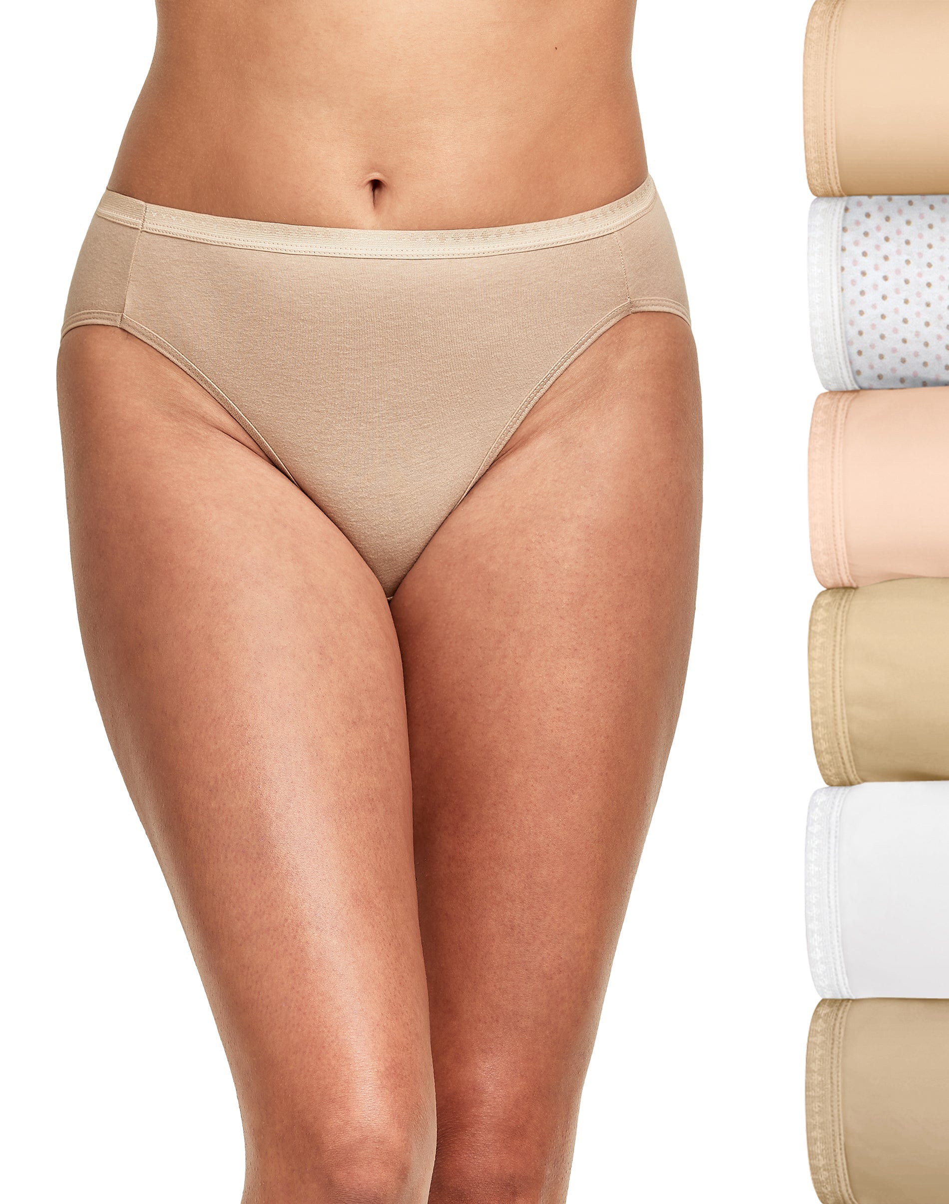 Hanes Women 3 Pack Hi-Cuts underwear