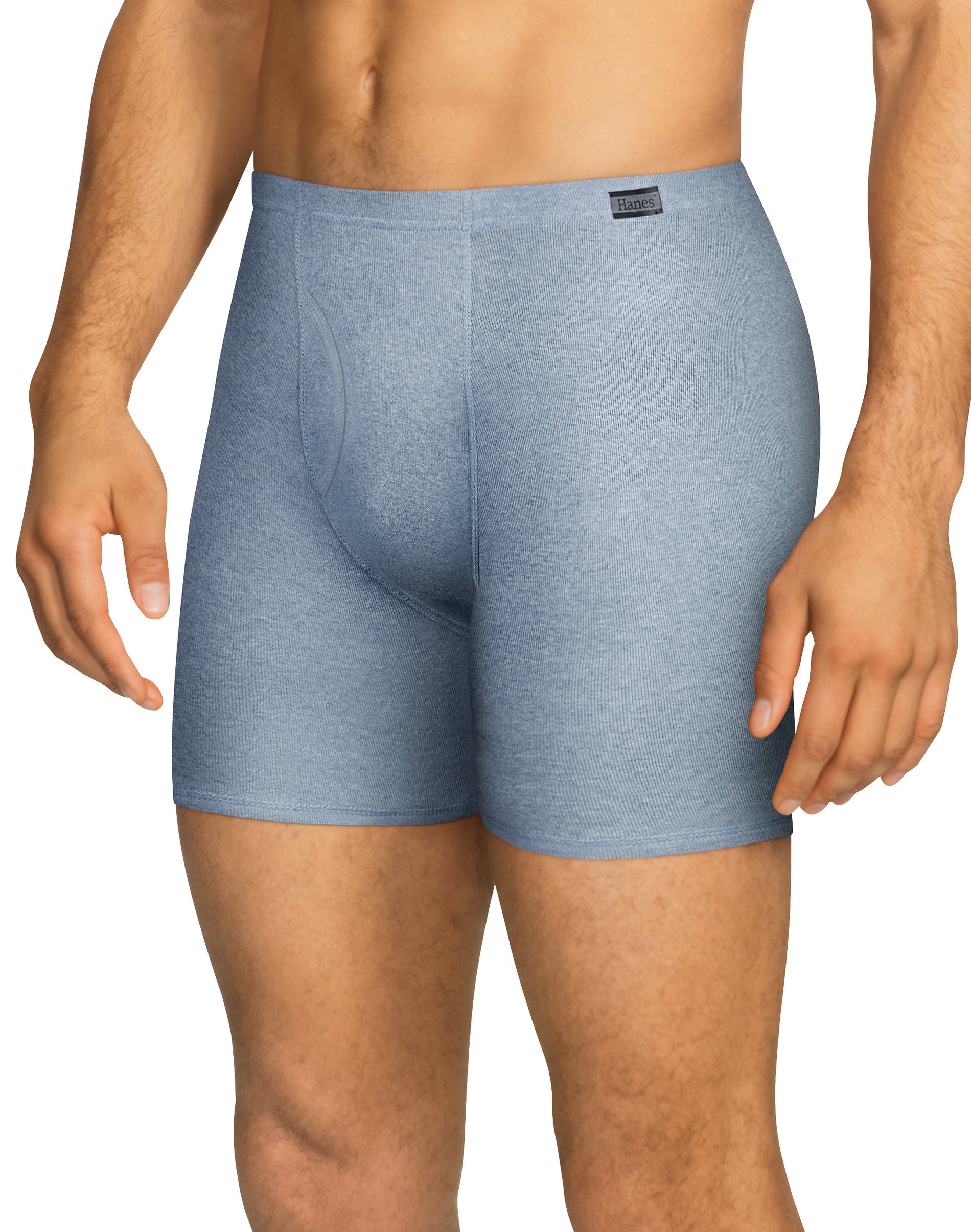 Hanes Cool Comfort® Men's Boxer Briefs Pack, Moisture-Wicking 100% Cotton,  10-Pack