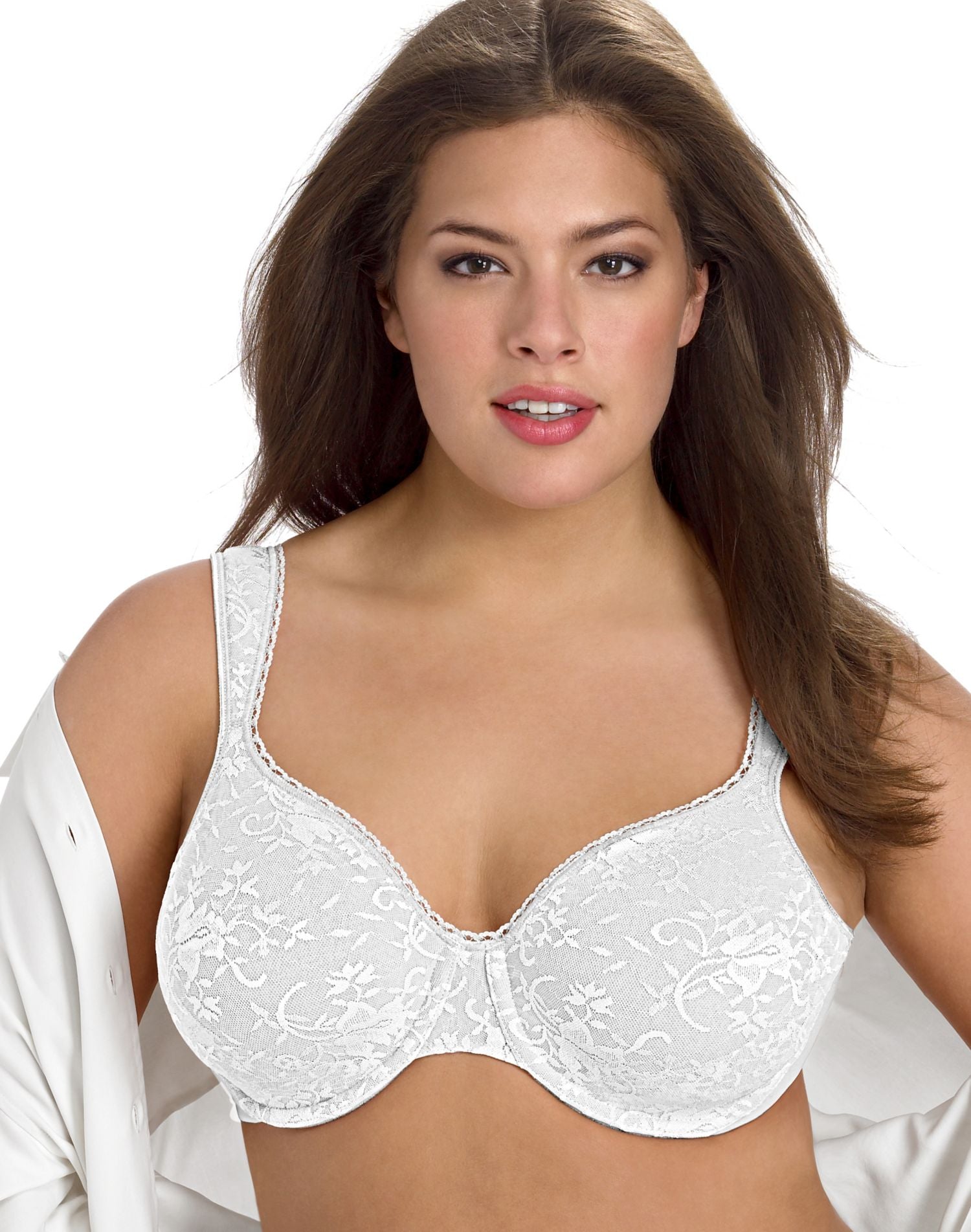 Playtex Women's Plus Size Secrets Cottonista Shaping Underwire Bra-White,  Soft Taupe, 40B at  Women's Clothing store: Bras
