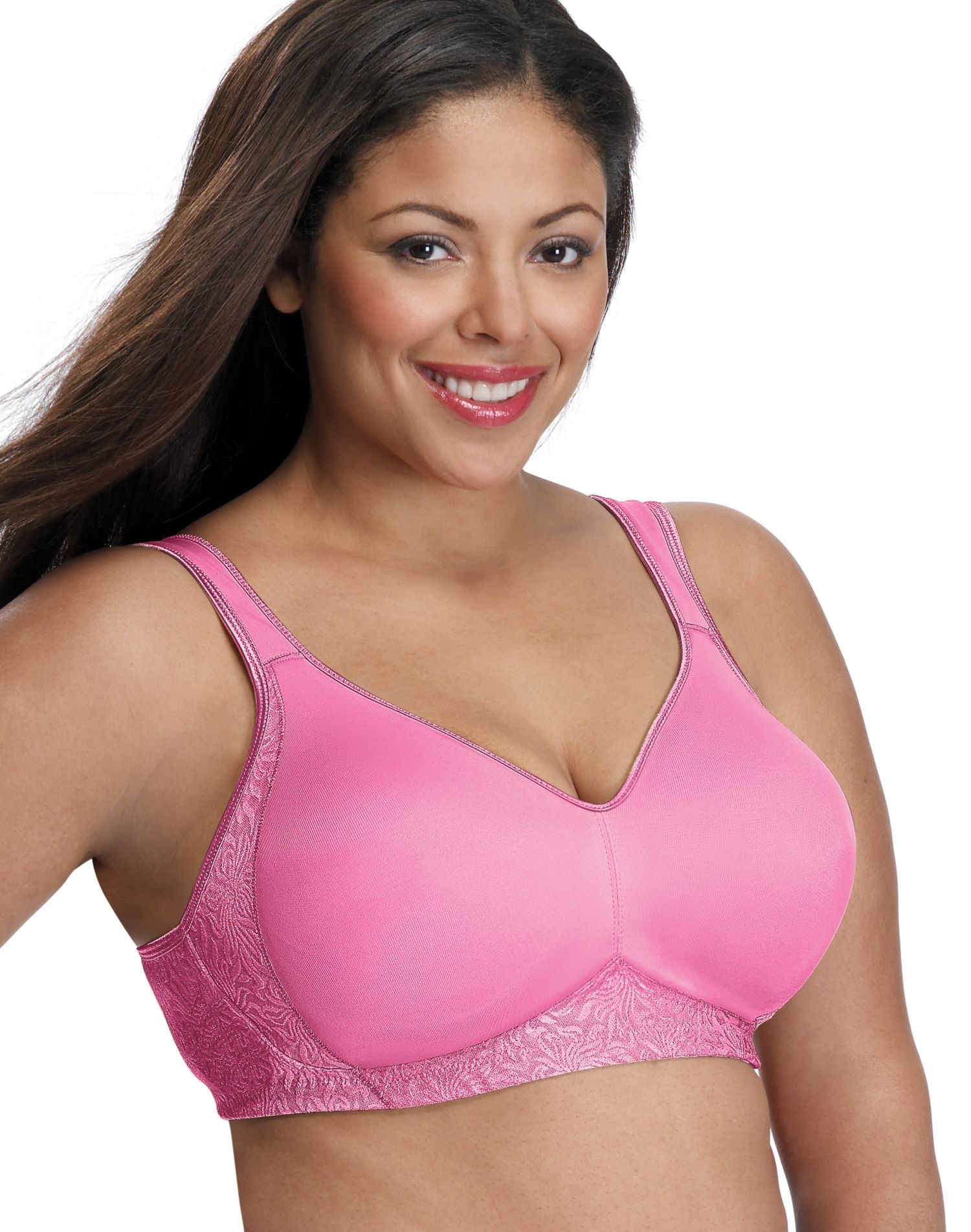 Playtex Women Pink Secrets Perfectly Smooth Shaping Wireless