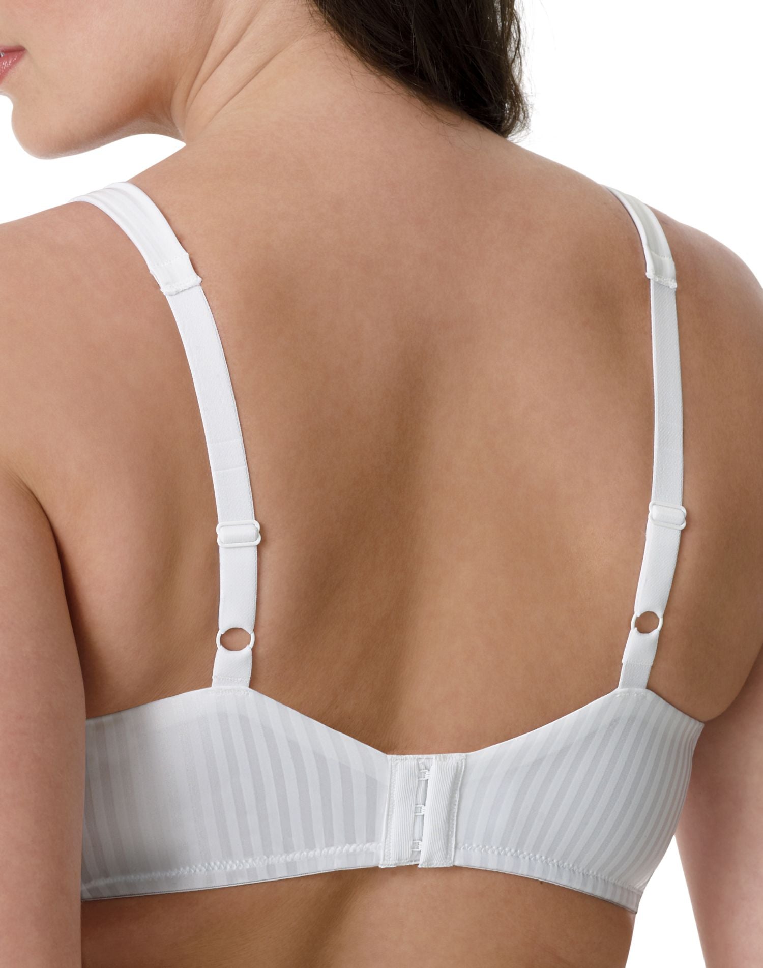 Buy Playtex Women's Secrets Perfectly Smooth Wire Free Bra,White Stripe,36D  at