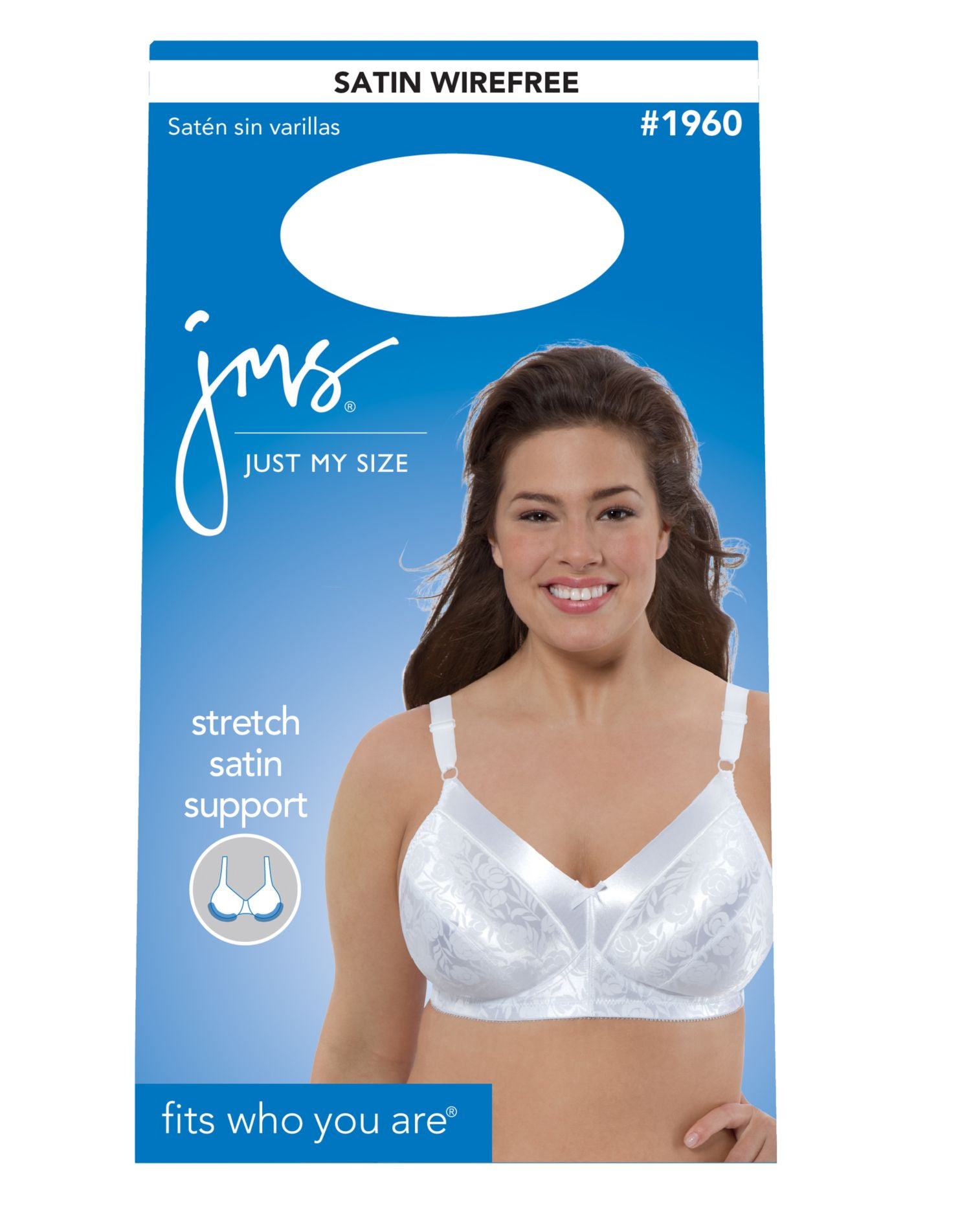 Just My Size JMS Satin Stretch Wirefree : : Clothing, Shoes &  Accessories