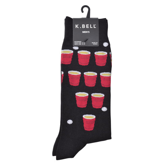 K. Bell Men`s Crew Socks - Extended Sizes Available