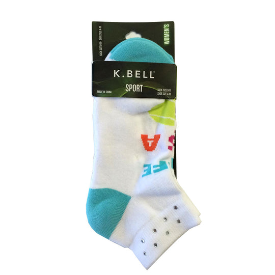 K. Bell Womens Sports Quater Socks