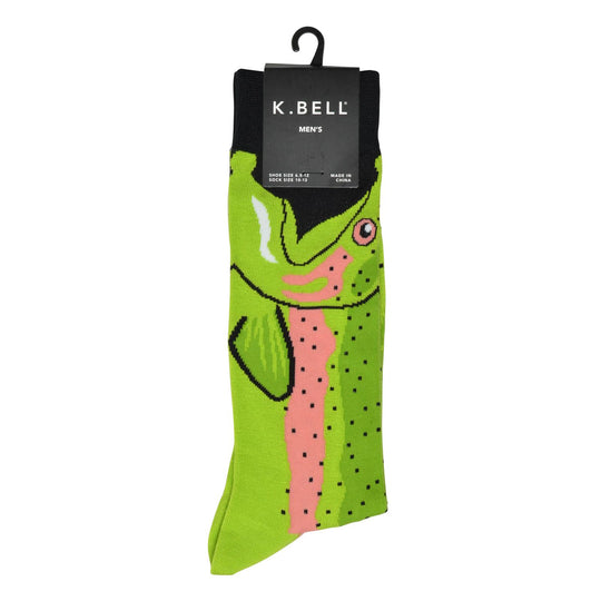 K. Bell Men`s Novelty Crew Socks