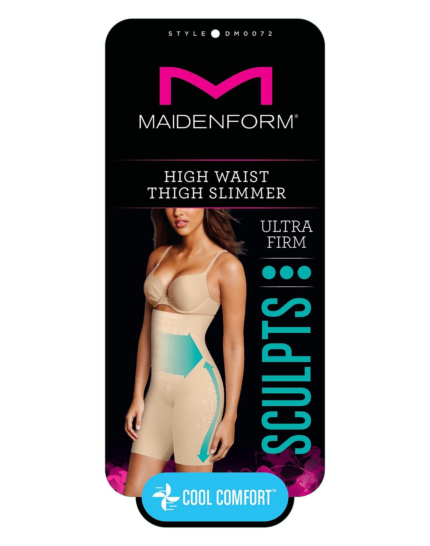 Maidenform Womens Flexees Ultra Sculpts High-Waisted Thigh Slimmer