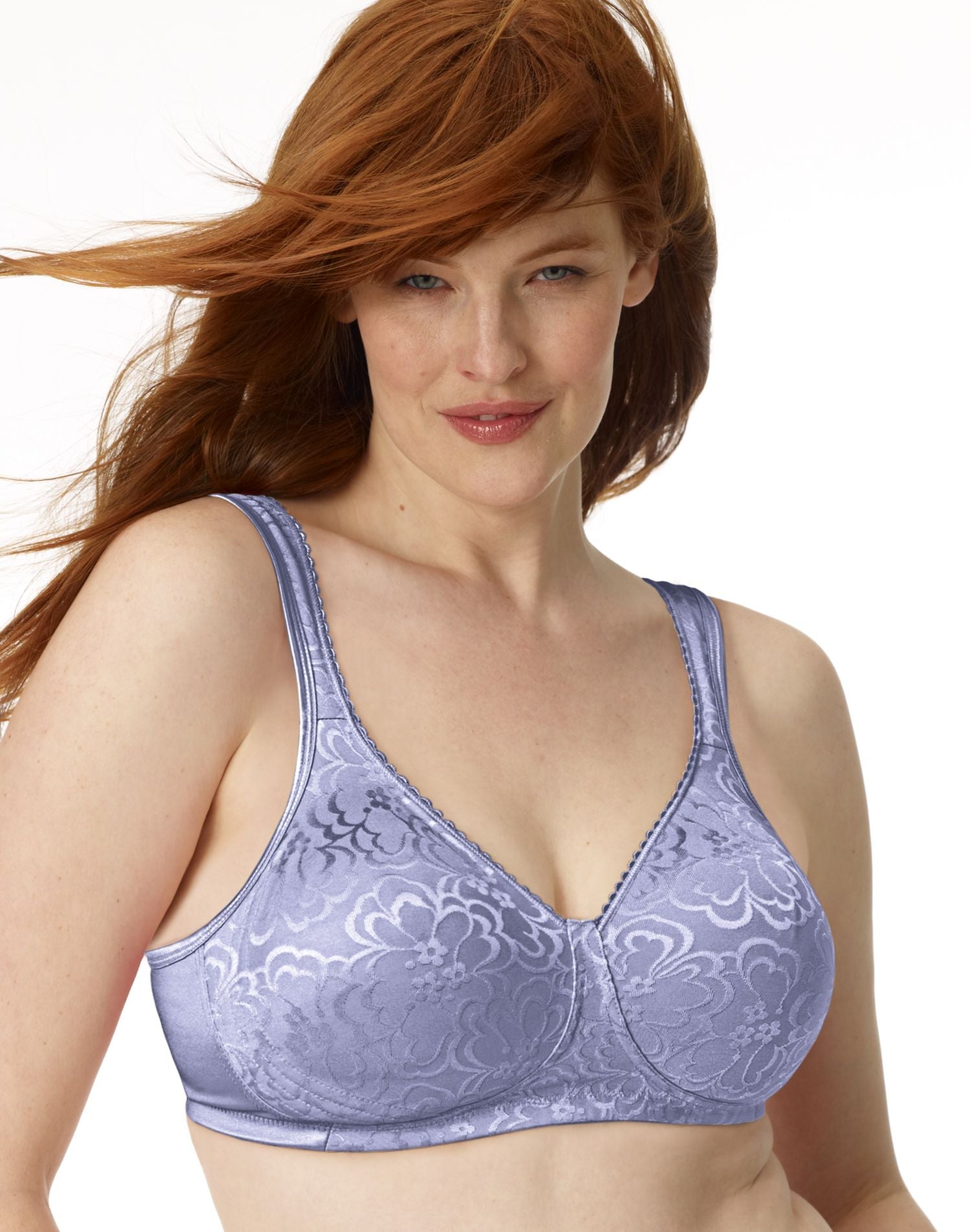 Buy Floret Wirefree Natural Lift 3/4th Coverage Lace Bra - Purple at Rs.429  online