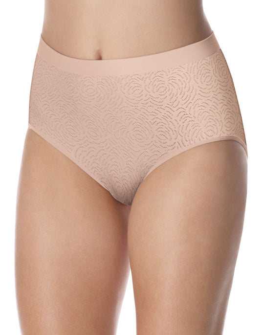 Women's Bali 803J Comfort Revolution Microfiber Brief Panty (Nude