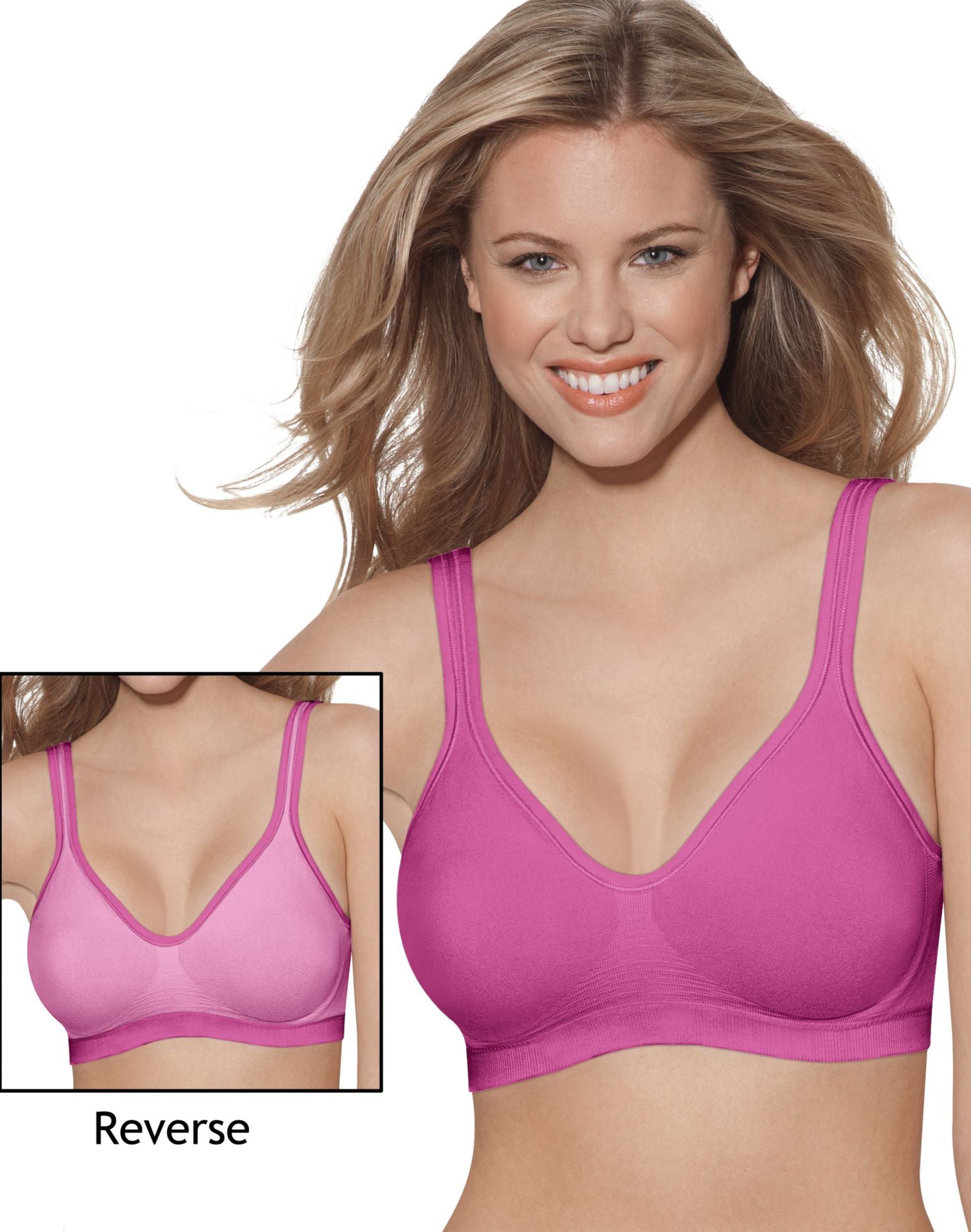 barely there Bra: CustomFlex Fit Reversible Pullover Wireless Bra