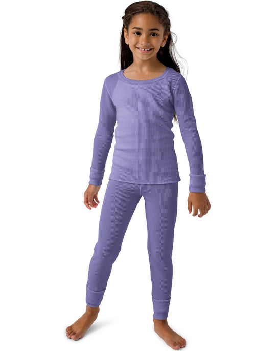 Hanes Girls' Thermal Underwear Set