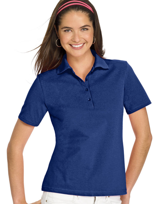 Hanes Women's 7 oz Hanes STEDMAN Cotton Pique Polo