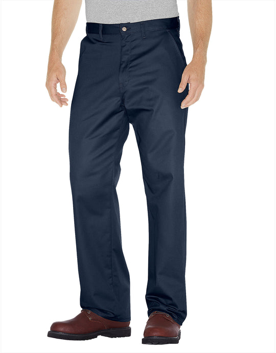 Dickies Mens Premium Cotton Flat Front Pants