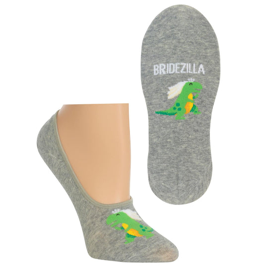 Hot Sox Womens Bridezilla No Show Socks