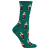 Hot Sox Womens Leprechauns Crew Socks