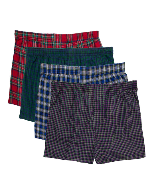 Hanes Ultimate® Men's Tartan Boxers 4-Pack