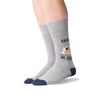 Hot Sox Mens Knish Me Crew Socks