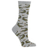 Hot Sox Womens Alligators Crew Socks