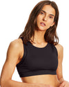 Champion Womens Workout High Neck Sports Bra With Mesh