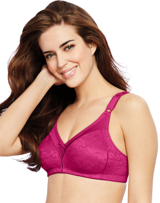 Bali Womens Double Support Lace Wirefree Bra, 38D, Nightfire Red at   Women's Clothing store