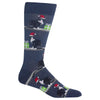 Hot Sox Mens Christmas Cats Crew Socks