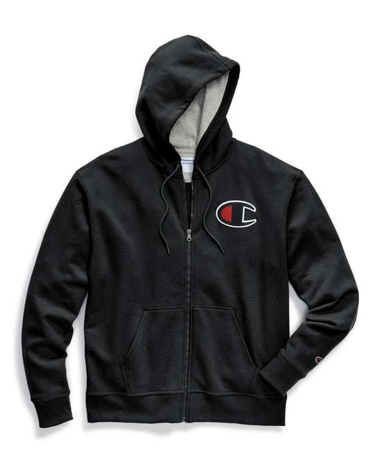 Champion Mens Powerblend Fleece Zip Hoodie