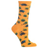 Hot Sox Womens Armadillo Crew Socks