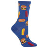 Hot Sox Womens BBQ Food Crew Socks