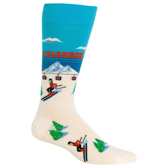 Hot Sox Mens Colorado Crew Socks