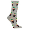 Hot Sox Womens Leprechauns Crew Socks