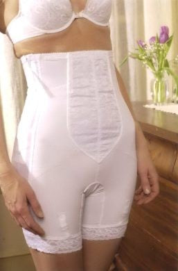 Custom Maid Women`s Extra Support Long Leg Girdle with Side Zipper