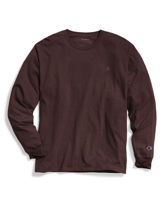 Champion Mens Classic Jersey Long Sleeve Tee