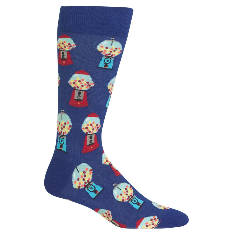 Hot Sox Mens Gumballs Crew Socks