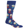 Hot Sox Mens Gumballs Crew Socks