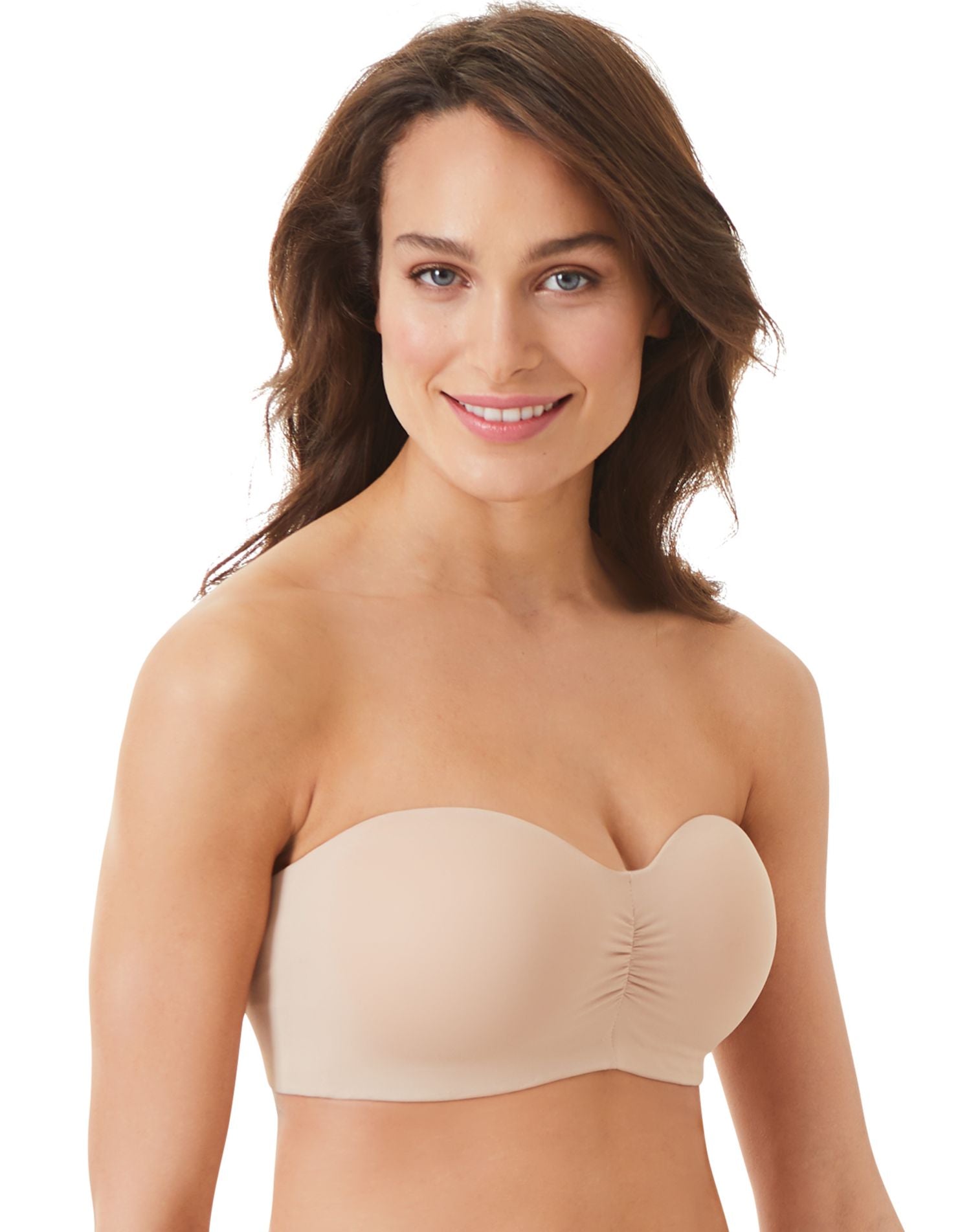 Bali Womens Double Support Soft Touch Back Smoothing Wirefree Bra 