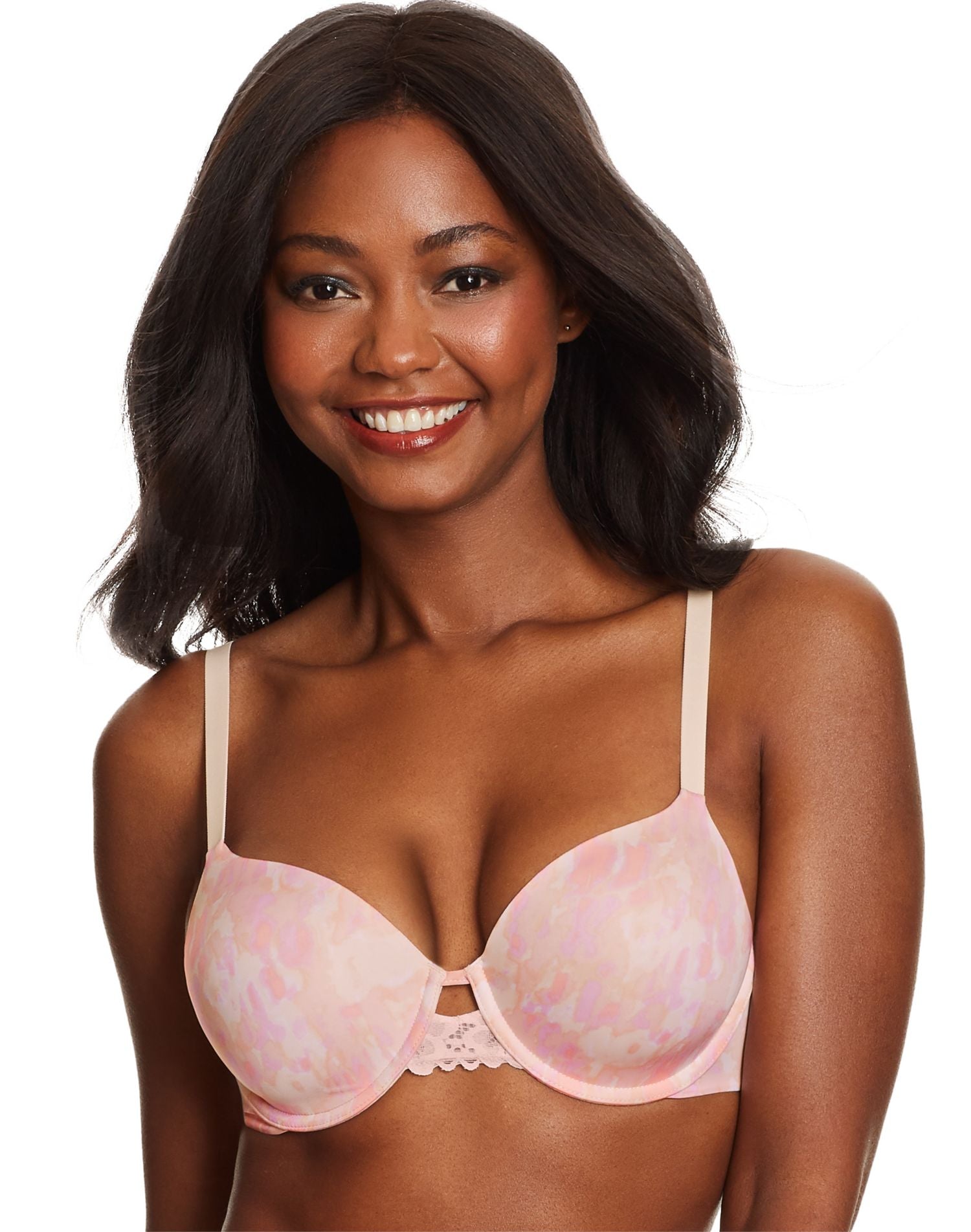 Maidenform One Fab Fit Extra Coverage Lace T-Back Bra, Latte Lift, 36B at   Women's Clothing store