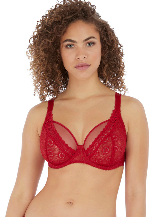 Freya Womens Love Note Underwire High Apex Bra